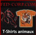 Fed-Corp, T-Shirts animaux pour enfants et adultes